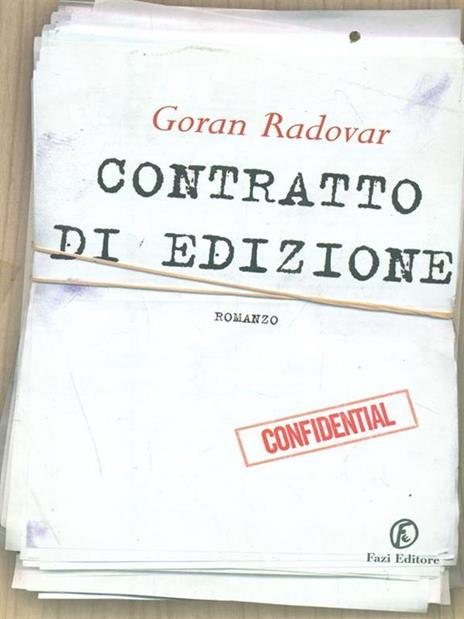 Contratto di edizione - Goran Radovar - copertina