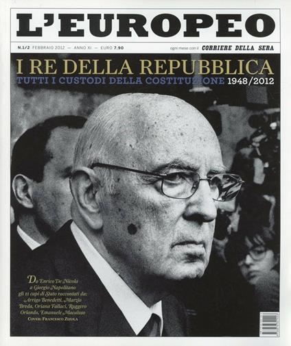 L' europeo (2012). Vol. 1: I Re della Repubblica. - copertina