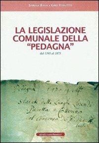 La legislazione comunale della Pedagna dal 1395 al 1875 - Gino Vernetto,Sandra Biava - copertina
