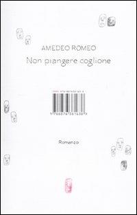 Non piangere coglione - Amedeo Romeo - copertina