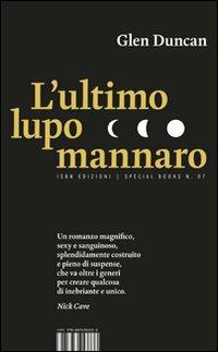 L'ultimo lupo mannaro - Glen Duncan - copertina