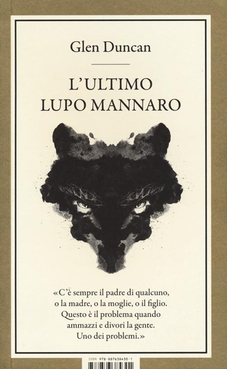 L' ultimo lupo mannaro - Glen Duncan - copertina
