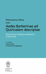 Aedes barberinae ad quirinalem descriptae-Descrizione di palazzo Barberini al Quirinale