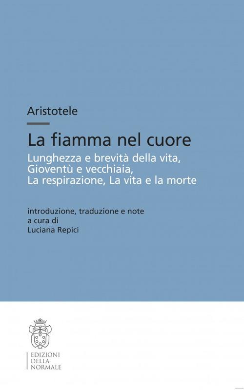 Aristotele. La fiamma nel cuore - copertina