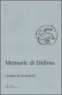Memorie di Didimo - Rinaldo De Benedetti - copertina
