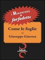 Come le foglie di Giuseppe Giacosa