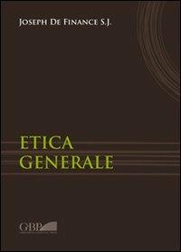 Etica generale - Joseph de Finance - copertina