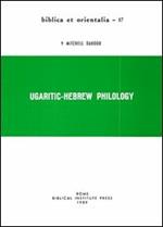 Ugaritic-Hebrew Philology