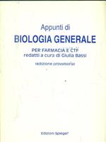 Appunti di biologia generale