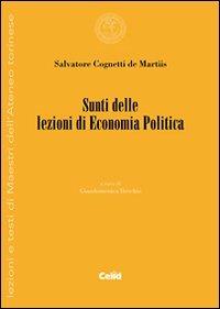 Sunti delle lezioni di economia politica - Salvatore Cognetti de Martiis - copertina