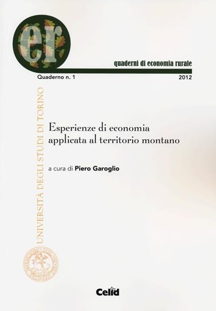 Esperienze di economia applicata al territorio montano - copertina