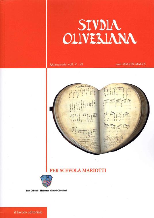 Studia Oliveriana. Quarta serie. Vol. 5-6 - copertina