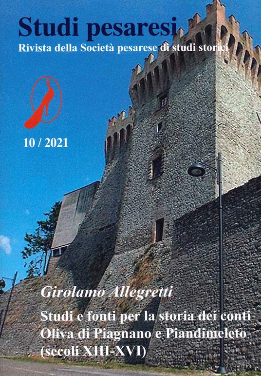Studi pesaresi. Rivista della Società pesarese di studi storici (2021). Vol. 10: Girolamo Allegretti. - copertina