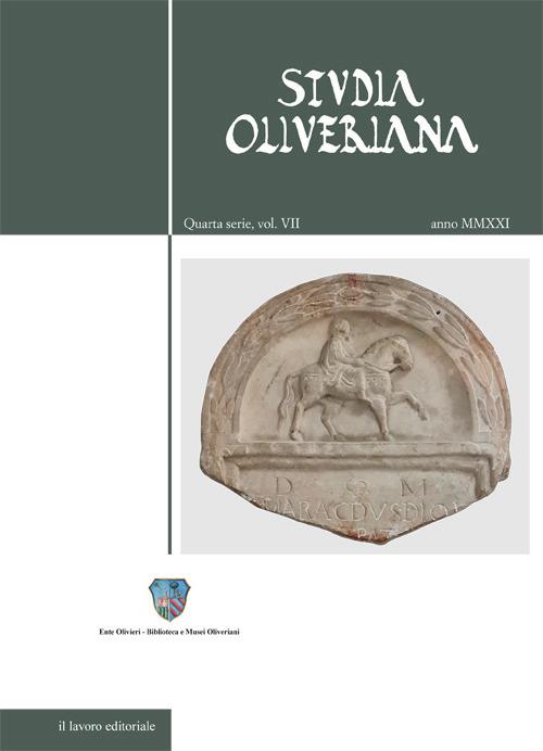 Studia Oliveriana. Quarta serie. Vol. 7 - copertina
