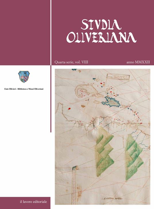 Studia Oliveriana. Quarta serie (2022). Vol. 8 - copertina