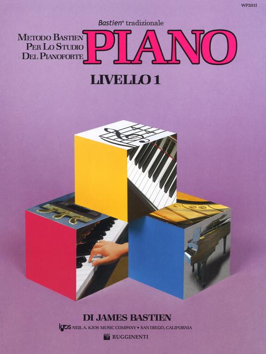 Piano. 1º livello - James Bastien - copertina