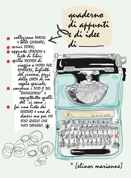 Quaderno di appunti e di idee - copertina