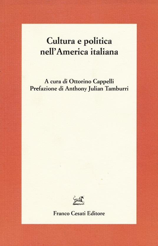 Cultura e politica nell'America italiana - copertina