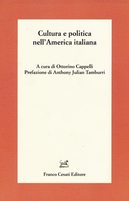 Cultura e politica nell'America italiana - copertina