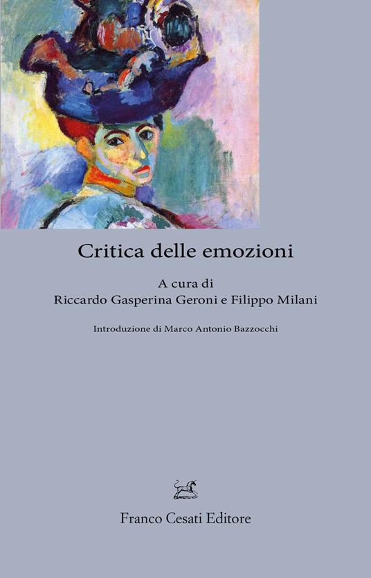 Critica delle emozioni - copertina