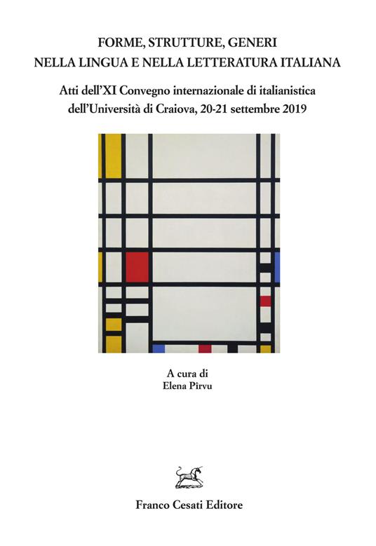 Forme, strutture, generi nella lingua e nella letteratura italiana - copertina