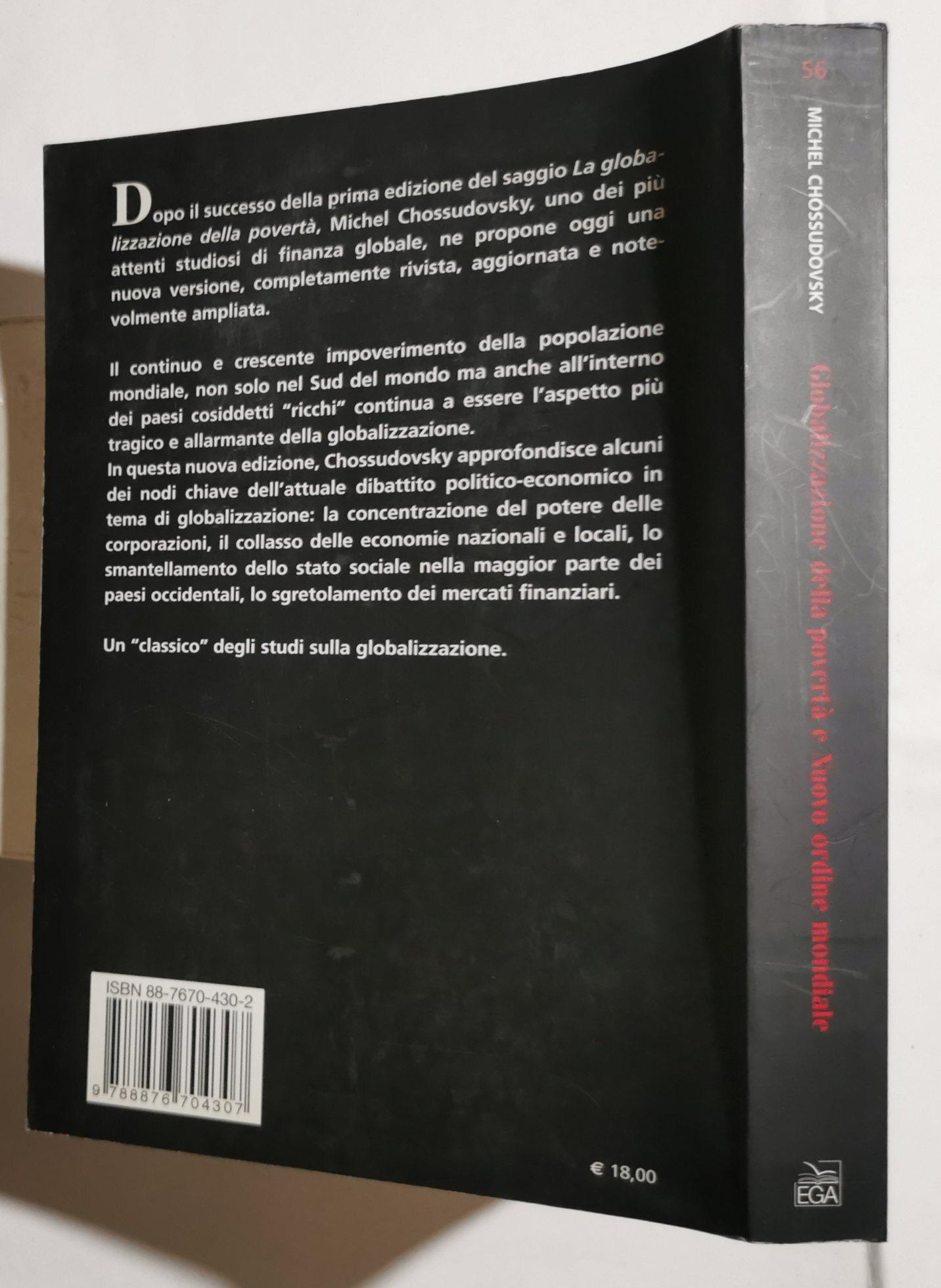 Globalizzazione della povertà e nuovo ordine mondiale