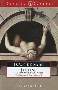 Justine - François de Sade - copertina