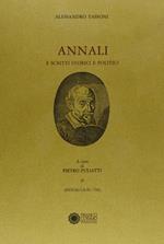 Annali e scritti storici e politici. Vol. 2: Annali (a.D. - 756)
