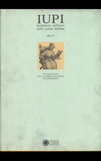 Iupi IV. Incipitario unificato poesia italiana. Vol. 4