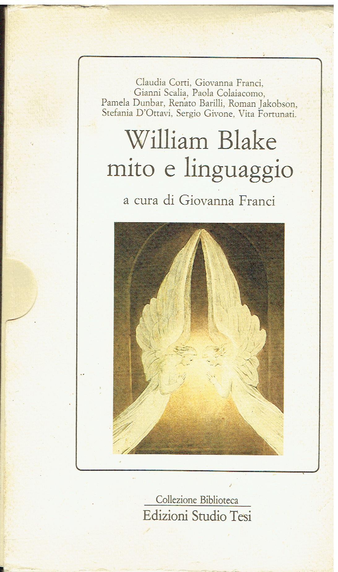 William Blake mito e linguaggio