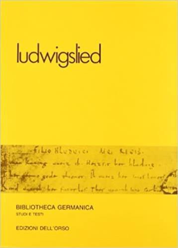Ludwigslied. Canto di Ludovico - copertina
