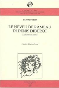 Le neveu de Rameau, di Denis Diderot. Analisi socio-critica - Fabio Scotto - copertina