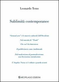 Sublimità contemporanee - Leonardo Terzo - copertina