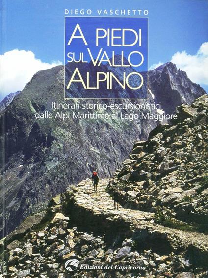 A piedi sul vallo alpino. Itinerari storico-escursionistici dalle Alpi Marittime al lago Maggiore - Diego Vaschetto - copertina
