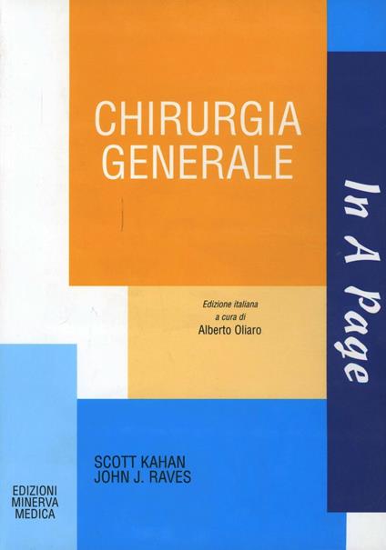 Chirurgia generale - Scott Kahan,John J. Raves - copertina