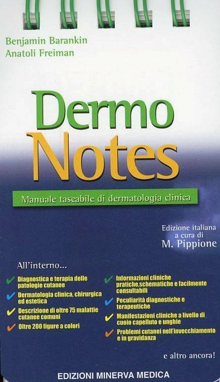 Dermo notes. Manuale tascabile di dermatologia clinica - B. Barankin,A. Freiman - copertina