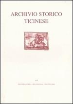 Archivio storico ticinese. Vol. 135