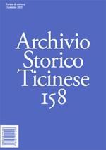 Archivio storico ticinese. Vol. 158