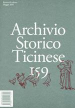 Archivio storico ticinese. Vol. 159