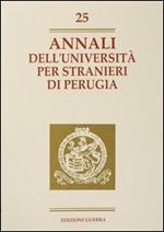 Annali dell'Università per stranieri di Perugia. Anno VI. Vol. 25