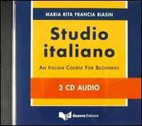 Studio italiano. An Italian course for beginners. CD Audio - M. Rita Biasin Francia - copertina