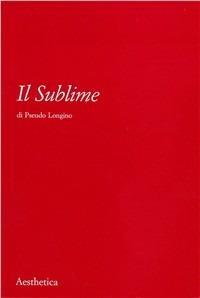 Del sublime - Pseudo Longino - copertina