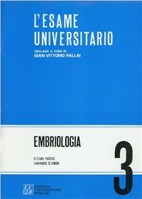 Embriologia - Stefano Passero,Gianfranco De Simone - copertina