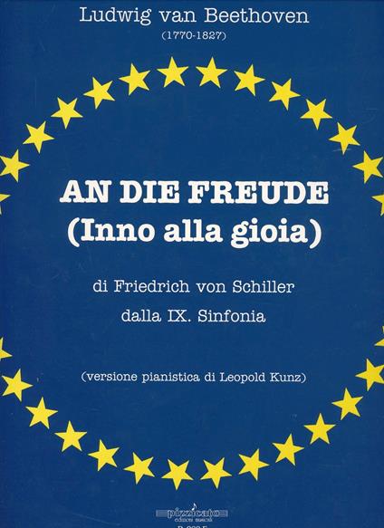An die freude. Versione pianistica - Ludwig van Beethoven,Friedrich Schiller - copertina