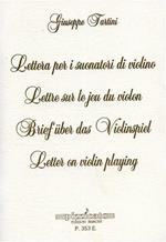 Lettera per i suonatori di violino. Ediz. multilingue