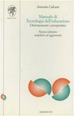 Manuale di tecnologie dell'educazione