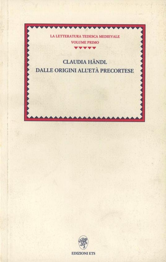 Dalle origini all'età precortese - Claudia Händl - copertina