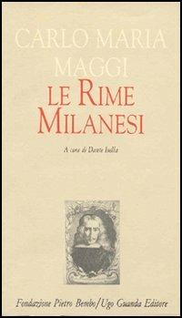 Le rime milanesi - Carlo Maria Maggi - copertina