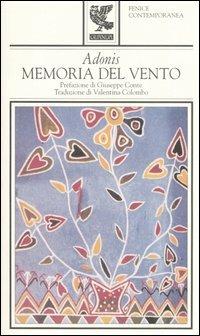 Memoria del vento - Adonis - copertina