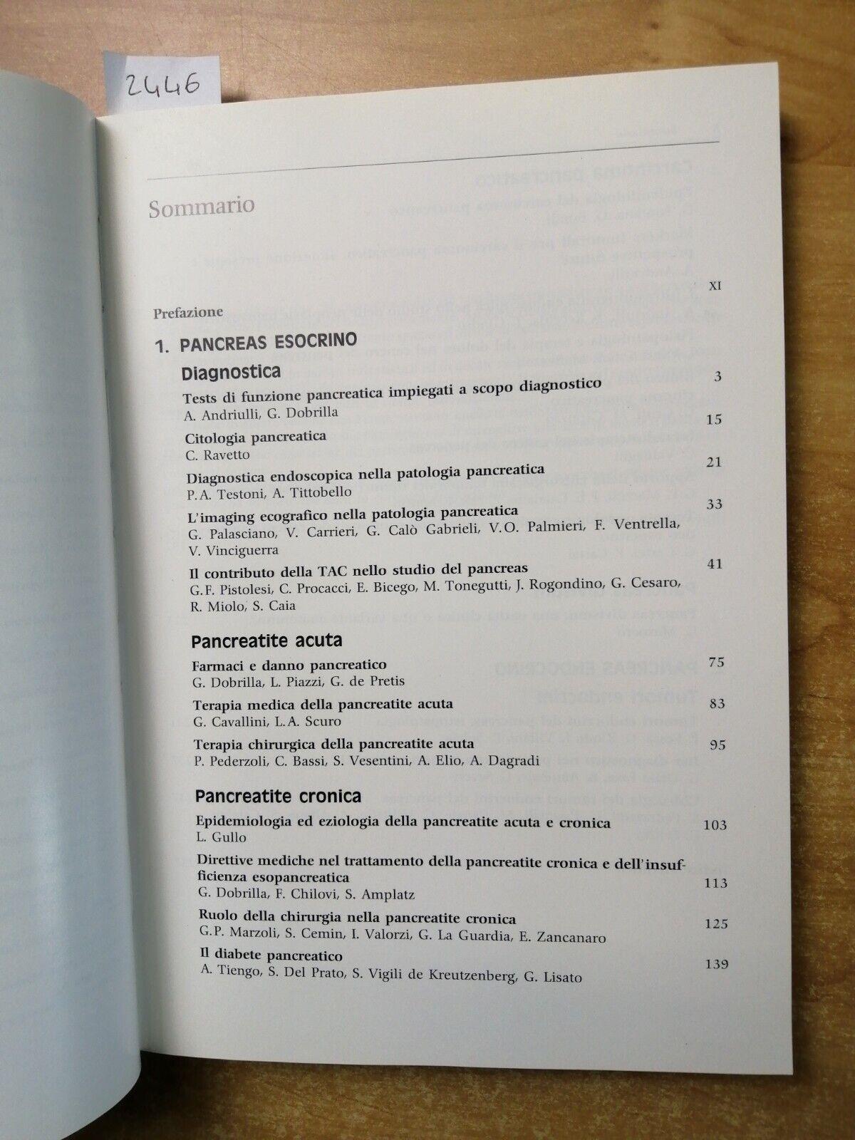 Attualità in tema di pancreas esocrino ed endocrino